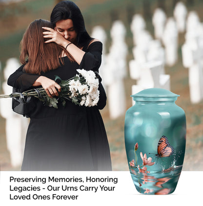  butterfly urn for human ashes,