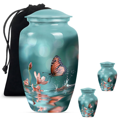  butterfly urn for human ashes,