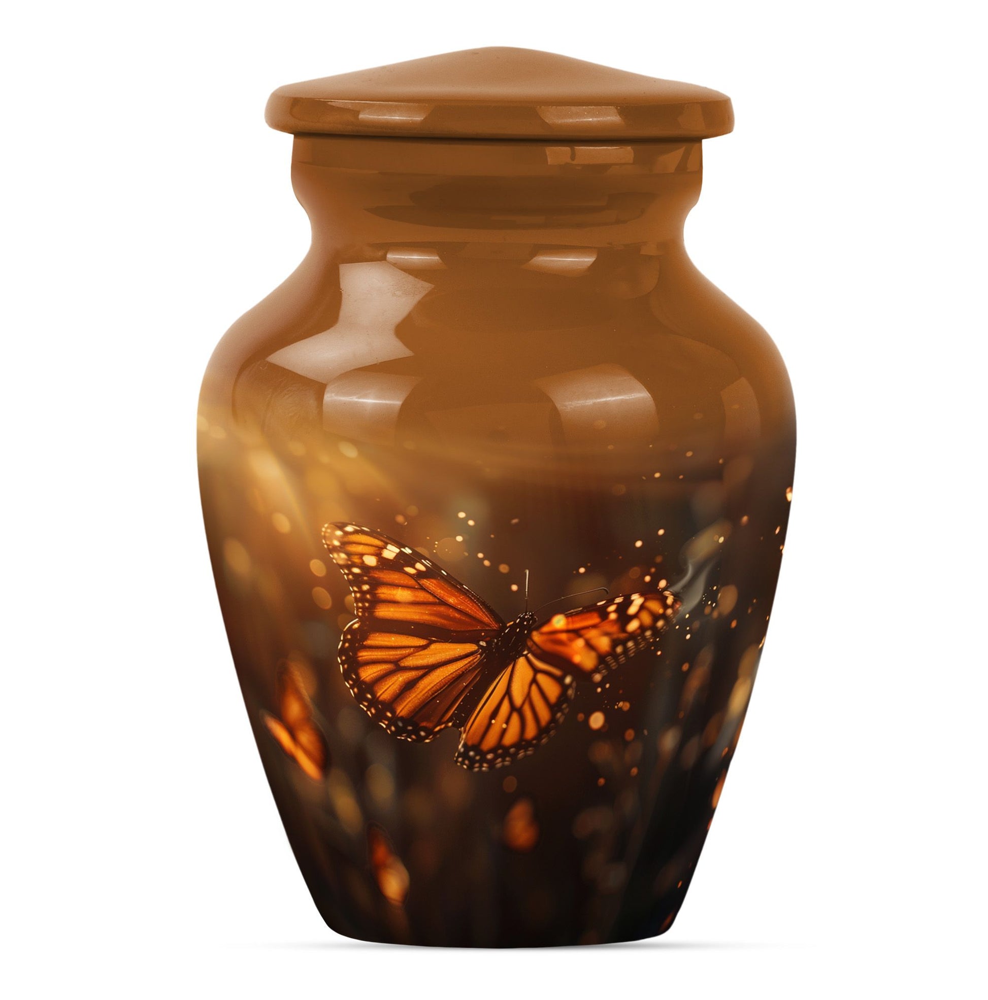 butterfly burial large urn