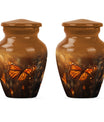 butterfly burial large urn