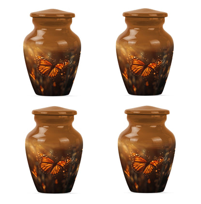 butterfly burial large urn