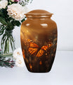 butterfly burial large urn