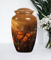 butterfly burial large urn