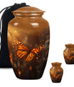 butterfly burial large urn