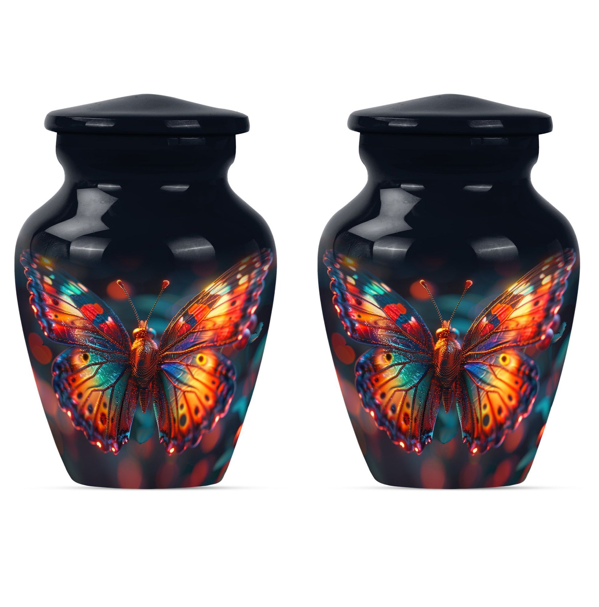 butterfly urn for adult female ashes.