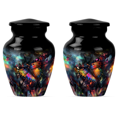 urn with wolf howling 