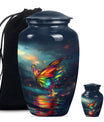 10-inch butterfly urn for male adult ashes 