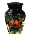 cardinal bird urn