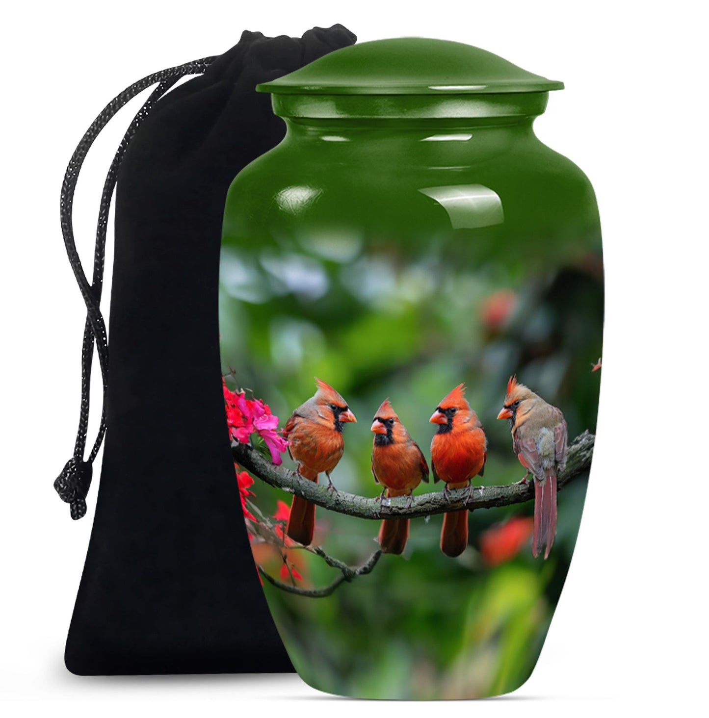 10-inch Classic Cardinal bird urn