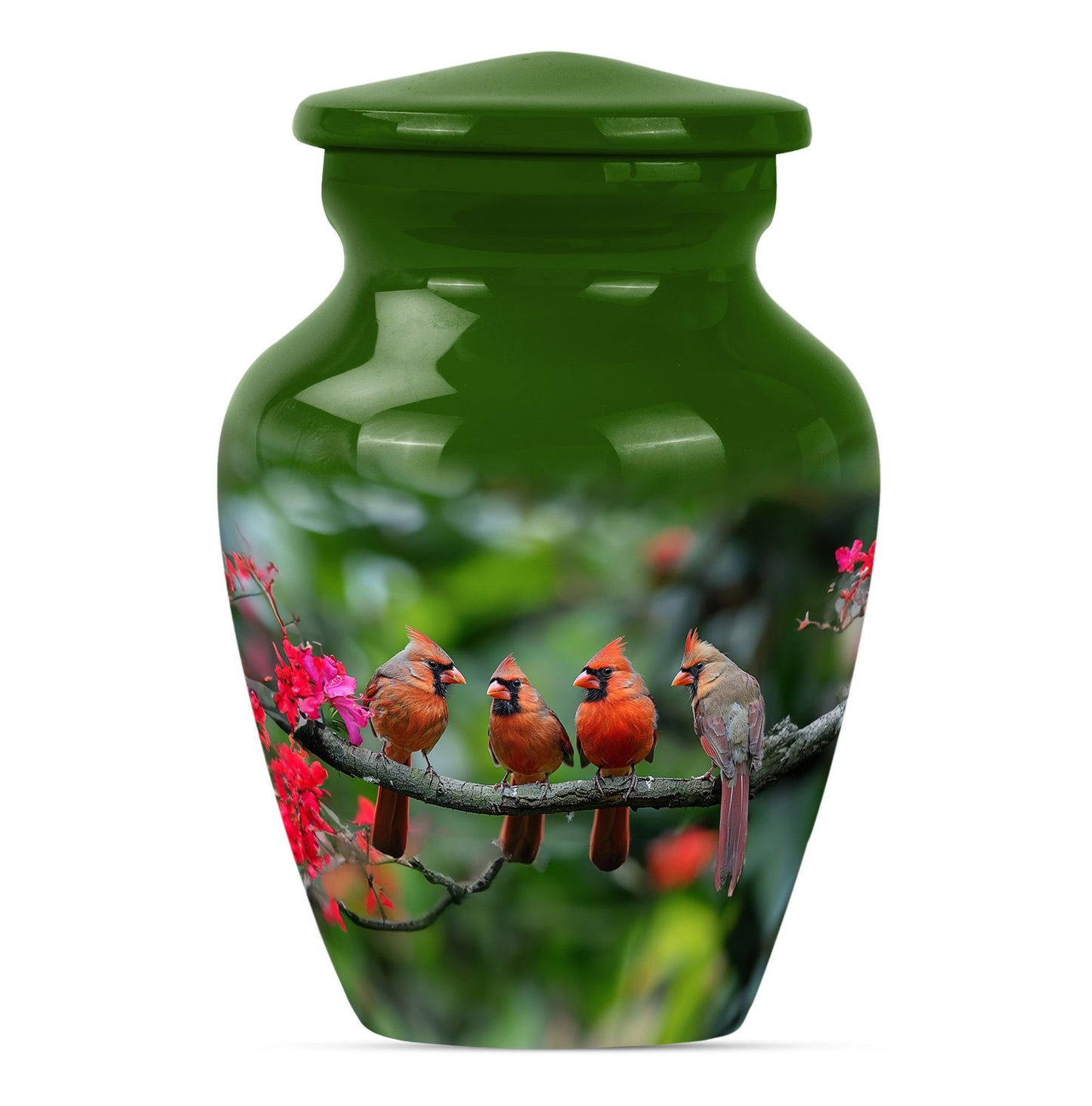 10-inch Classic Cardinal bird urn