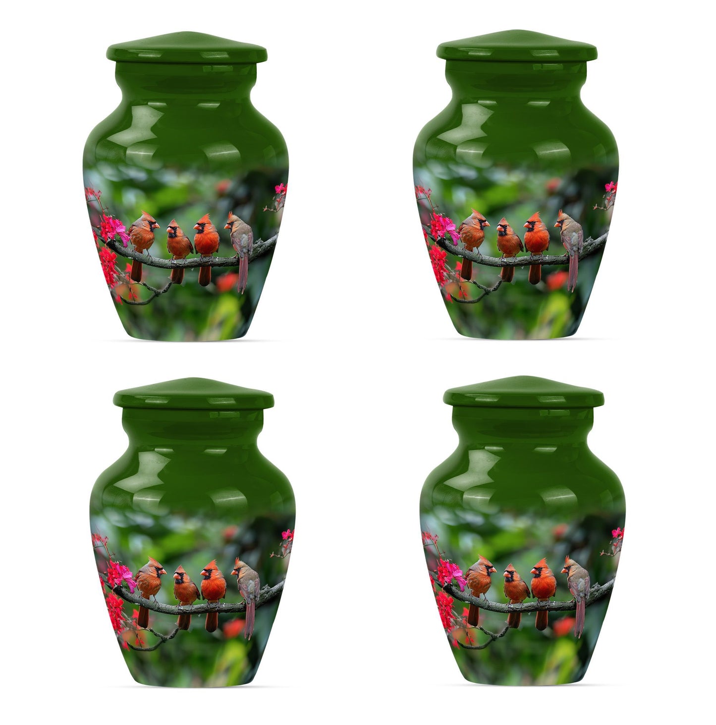 10-inch Classic Cardinal bird urn
