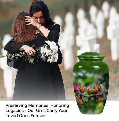 10-inch Classic Cardinal bird urn
