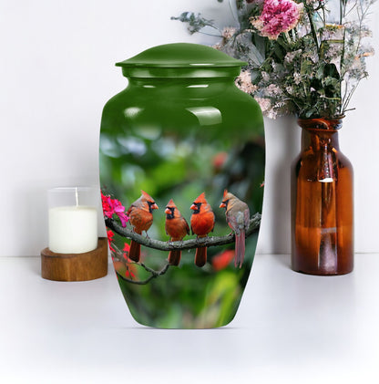 10-inch Classic Cardinal bird urn