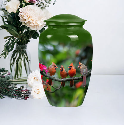 10-inch Classic Cardinal bird urn