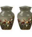 Cardinal bird Urn