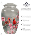  Cardinal bird classic urn for mom 