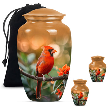 Large Urn with 2 Mini Urn