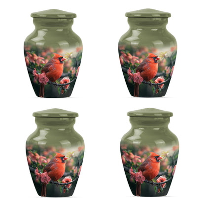Classic 10-inch aluminium urn featuring a wolf howling theme