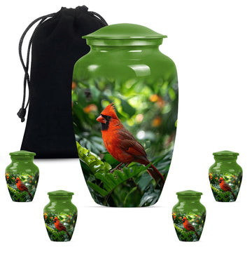 Large Urn with 4 Small Urn