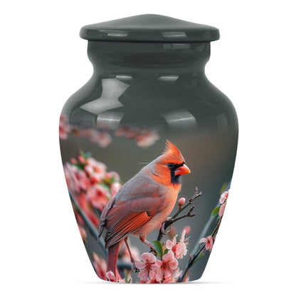 10-inch Classic Cardinal Bird Urn,memorial medium urn