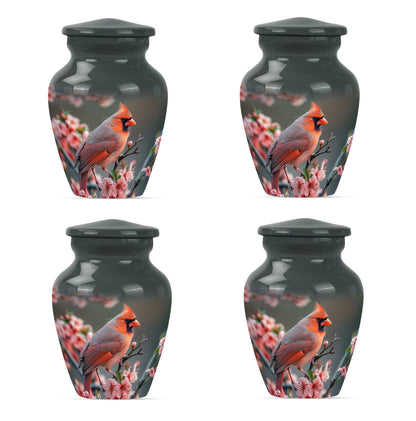10-inch Classic Cardinal Bird Urn,memorial medium urn