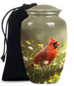 Cardinal Bird Memorial Urn 