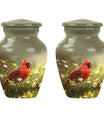 Cardinal Bird Memorial Urn 