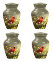 Cardinal Bird Memorial Urn 