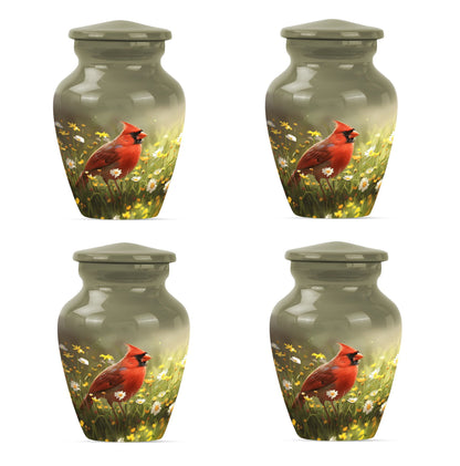 Cardinal Bird Memorial Urn 