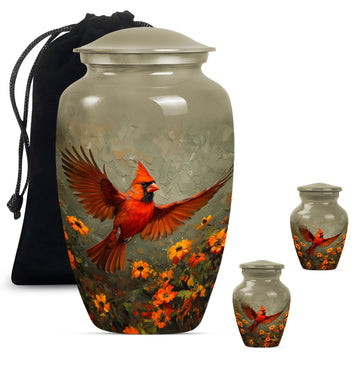 Large Urn with 2 Mini Urn