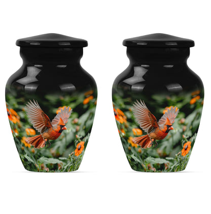 Cardinal Bird Theme 3 Inch Keepsake Pack of 2