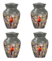 Cardinal Bird Theme 3 Inch Keepsake Pack of 4