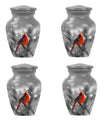 Cardinal Bird Theme 3 Inch Keepsake Pack of 4
