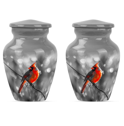 Cardinal Bird Theme 3 Inch Keepsake Pack of 2