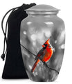  Cardinal Bird Memorial Urn