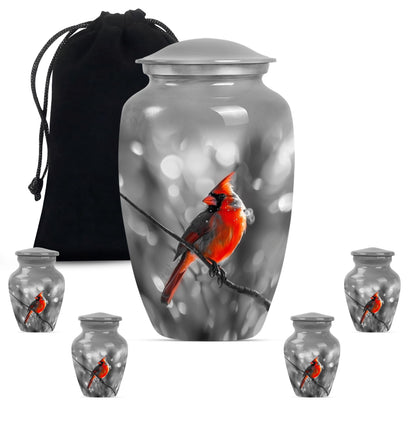  Cardinal Bird Memorial Urn