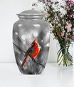  Cardinal Bird Memorial Urn