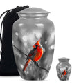  Cardinal Bird Memorial Urn