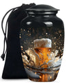 Beer Theme Large Urn 10 Inch