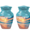 Sunset Beach Theme 3 Inch Keepsake Pack of 2