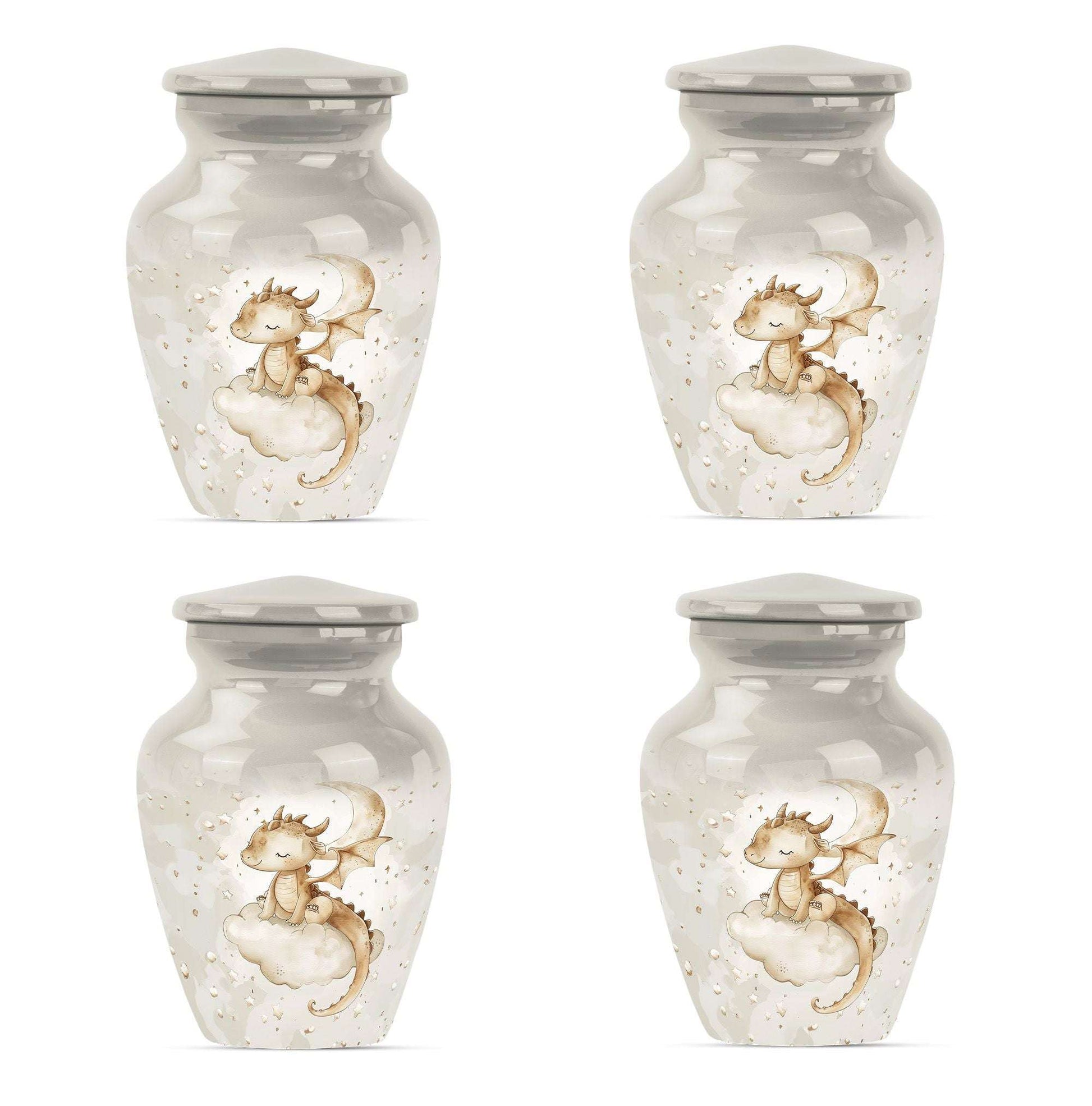 Dragons Theme 3 Inch Keepsake Pack of 4