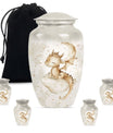 10-inch Classic dragon urn