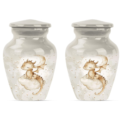 10-inch Classic dragon urn