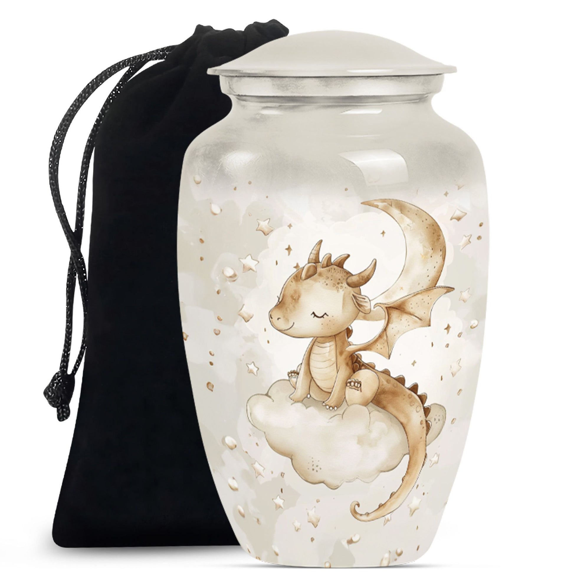 Dragons Theme Large Urn 10 Inch