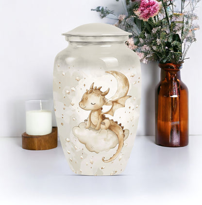 10-inch Classic dragon urn