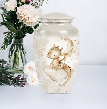 10-inch Classic dragon urn