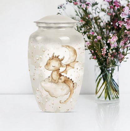 10-inch Classic dragon urn