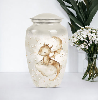 10-inch Classic dragon urn