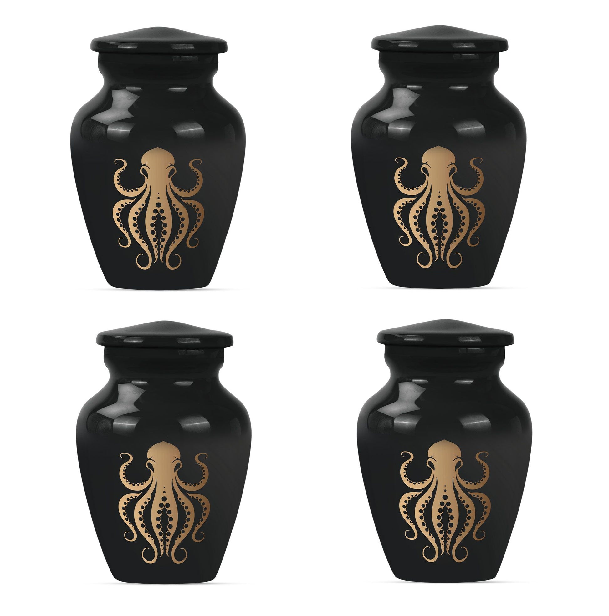 Octopus Theme 3 Inch Keepsake Pack of 4