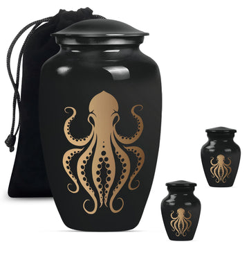 Large Urn With 2 Keepsake Urn